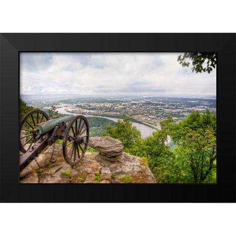 Cannon View 6 Black Modern Wood Framed Art Print by Lee, Rachel