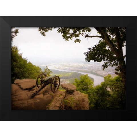Cannon View 7 Black Modern Wood Framed Art Print by Lee, Rachel