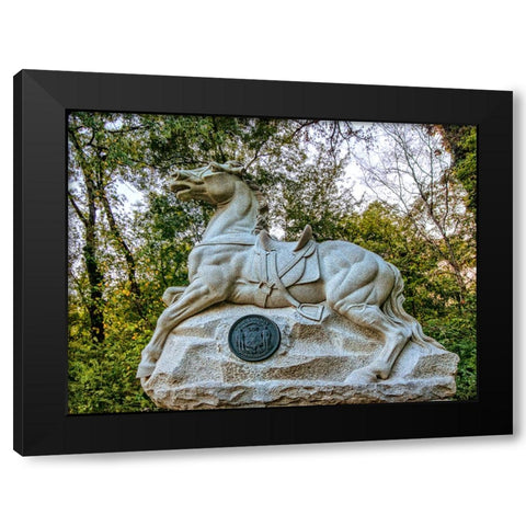Chickamauga 10 Black Modern Wood Framed Art Print by Lee, Rachel