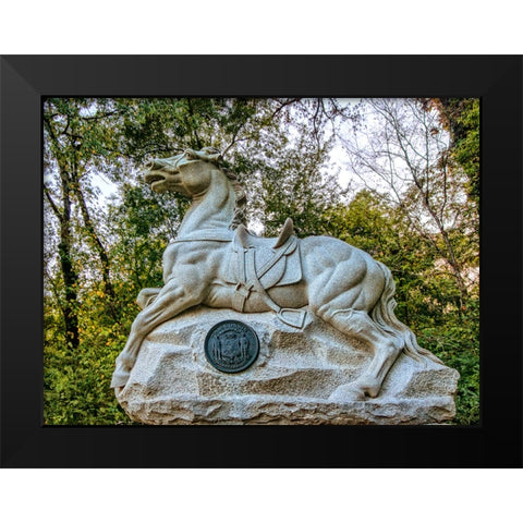Chickamauga 10 Black Modern Wood Framed Art Print by Lee, Rachel