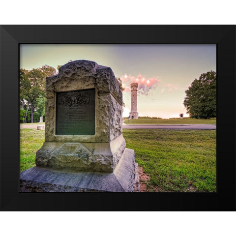Chickamauga 11 Black Modern Wood Framed Art Print by Lee, Rachel