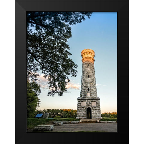 Chickamauga 8 Black Modern Wood Framed Art Print by Lee, Rachel