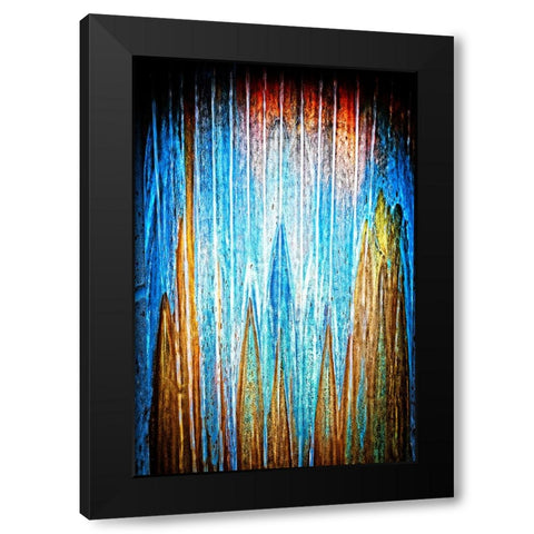Copper Water Vertical Black Modern Wood Framed Art Print by Lee, Rachel