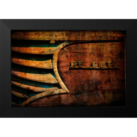 Desoto Old Effect Black Modern Wood Framed Art Print by Lee, Rachel