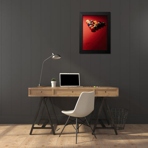 Games 1 Black Modern Wood Framed Art Print by Lee, Rachel