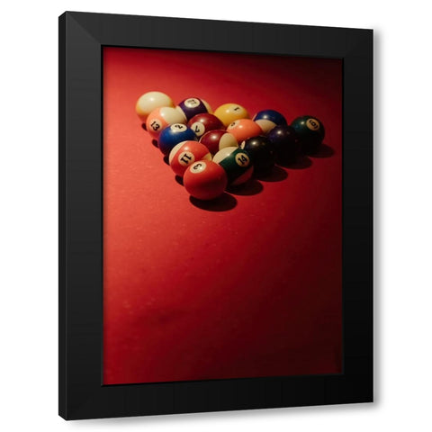Games 1 Black Modern Wood Framed Art Print by Lee, Rachel