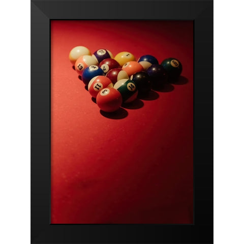 Games 1 Black Modern Wood Framed Art Print by Lee, Rachel