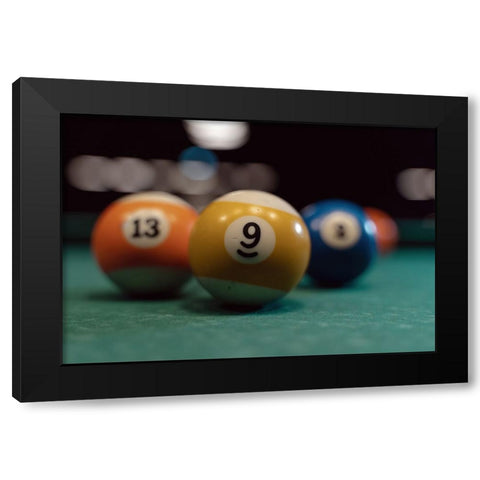 Games 2 Black Modern Wood Framed Art Print by Lee, Rachel