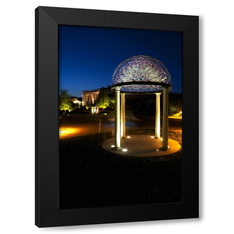Hunter At Night Black Modern Wood Framed Art Print by Lee, Rachel