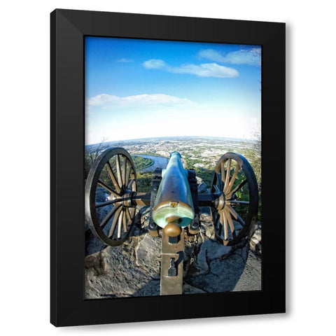 Lookout Cannon 2 Color Black Modern Wood Framed Art Print with Double Matting by Lee, Rachel