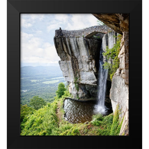 Lovers Leap Black Modern Wood Framed Art Print by Lee, Rachel