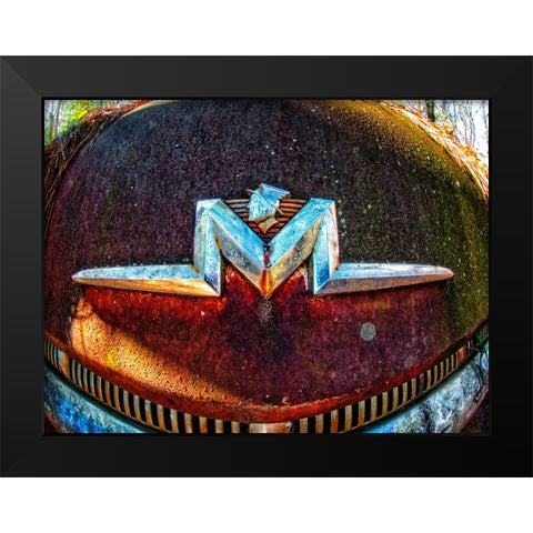 Mercury Black Modern Wood Framed Art Print by Lee, Rachel