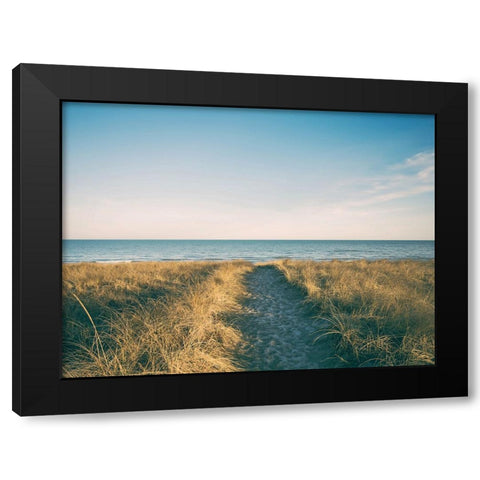 Ocean 16 Black Modern Wood Framed Art Print by Lee, Rachel