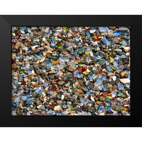 Rocks 8 Black Modern Wood Framed Art Print by Lee, Rachel