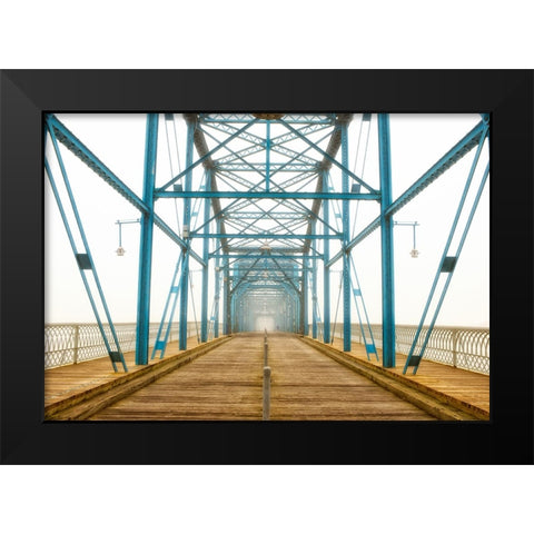 Scenic City 111 Black Modern Wood Framed Art Print by Lee, Rachel