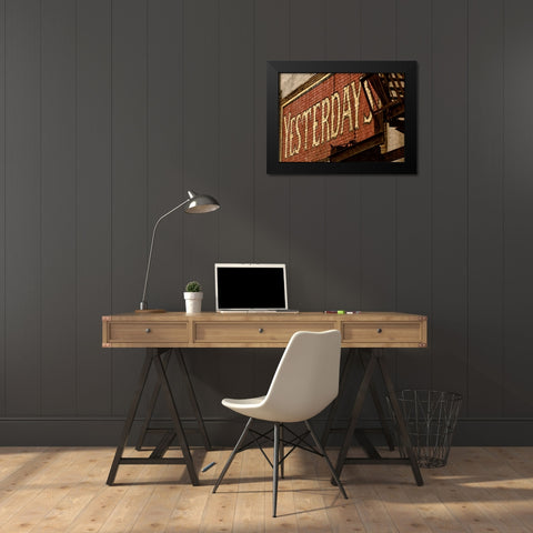 Scenic City 115 Black Modern Wood Framed Art Print by Lee, Rachel