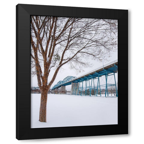Scenic City 62 Black Modern Wood Framed Art Print by Lee, Rachel