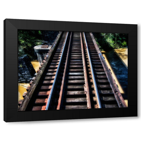 Train Detail 14 Black Modern Wood Framed Art Print with Double Matting by Lee, Rachel
