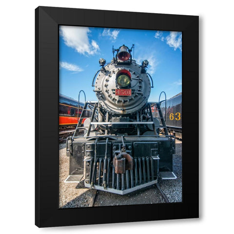 Train Detail 4 Black Modern Wood Framed Art Print with Double Matting by Lee, Rachel
