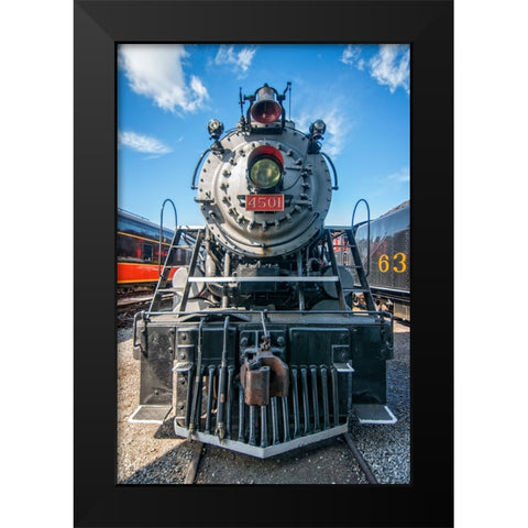 Train Detail 4 Black Modern Wood Framed Art Print by Lee, Rachel