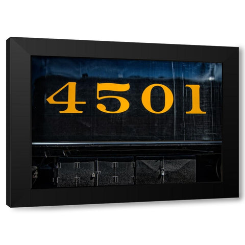 Train Detail 8 Black Modern Wood Framed Art Print with Double Matting by Lee, Rachel