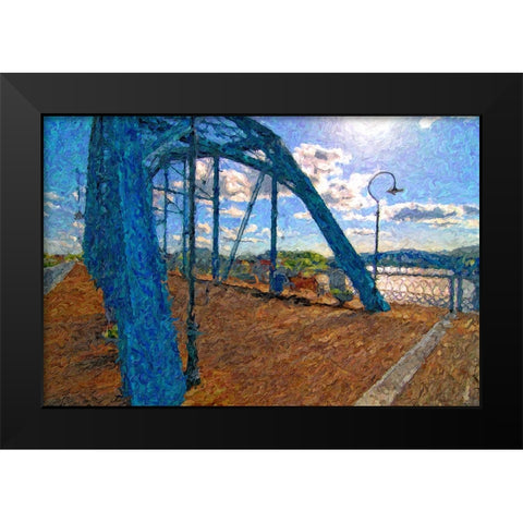 Walnut Sideview Painted Black Modern Wood Framed Art Print by Lee, Rachel