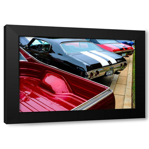 Chevelle Black Modern Wood Framed Art Print with Double Matting by Malone, Will