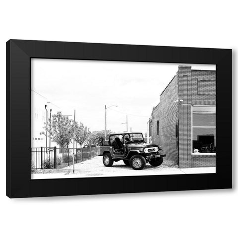 Land Cruiser Black Modern Wood Framed Art Print with Double Matting by Malone, Will