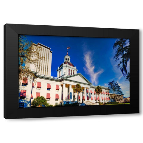 Capital 2 Black Modern Wood Framed Art Print with Double Matting by Malone, Will