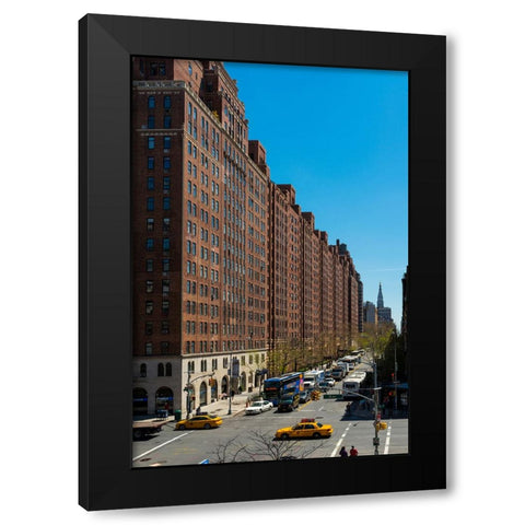Highline Black Modern Wood Framed Art Print with Double Matting by Malone, Will