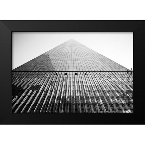 Just Look Up 2 Black Modern Wood Framed Art Print by Malone, Will