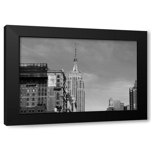 Just Look Up 8 Black Modern Wood Framed Art Print by Malone, Will