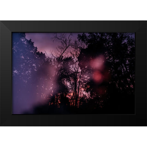 Sunset 1 Black Modern Wood Framed Art Print by Malone, Will