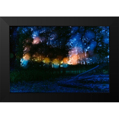 Sunset 4 Black Modern Wood Framed Art Print by Malone, Will