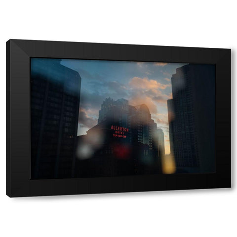 Tip Top Tap Black Modern Wood Framed Art Print with Double Matting by Malone, Will