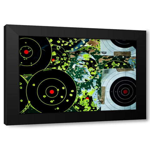 Target Black Modern Wood Framed Art Print by Malone, Will