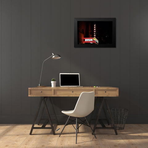 Zebulon 3 Black Modern Wood Framed Art Print by Malone, Will