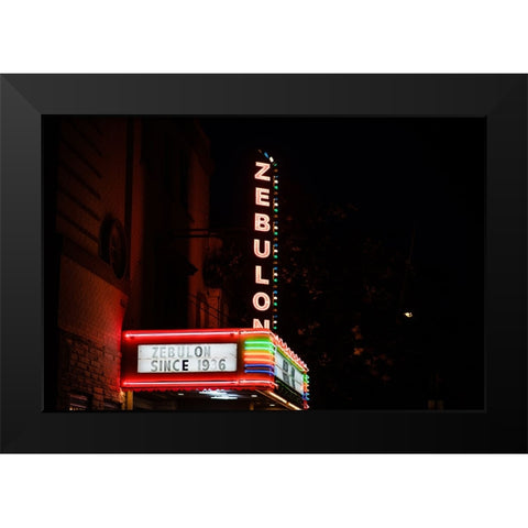 Zebulon 3 Black Modern Wood Framed Art Print by Malone, Will