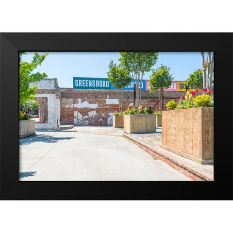 GreensboroGreensboro2 Black Modern Wood Framed Art Print by Malone, Will