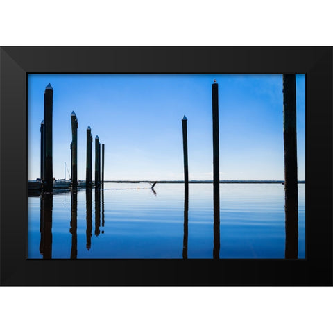 Take Flight Black Modern Wood Framed Art Print by Malone, Will