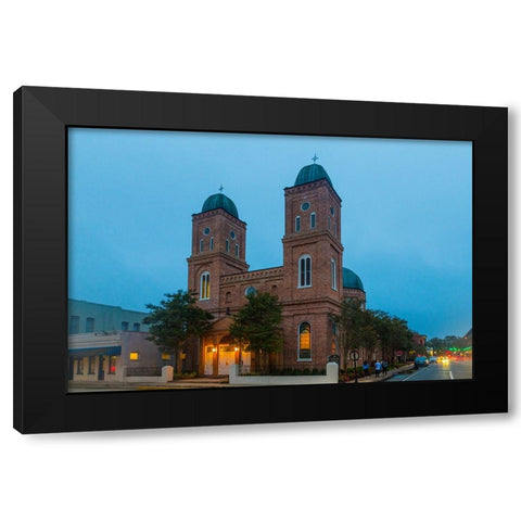 Minor Basilica Black Modern Wood Framed Art Print by Malone, Will