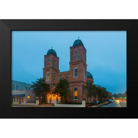Minor Basilica Black Modern Wood Framed Art Print by Malone, Will