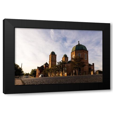 Minor Basilica 3 Black Modern Wood Framed Art Print with Double Matting by Malone, Will