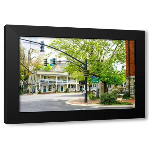 Downtown Highlands Black Modern Wood Framed Art Print by Malone, Will