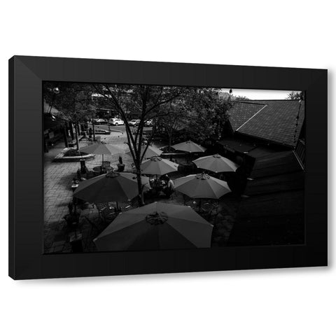 Lunch Black Modern Wood Framed Art Print with Double Matting by Malone, Will