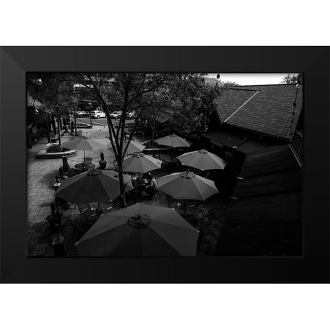 Lunch Black Modern Wood Framed Art Print by Malone, Will