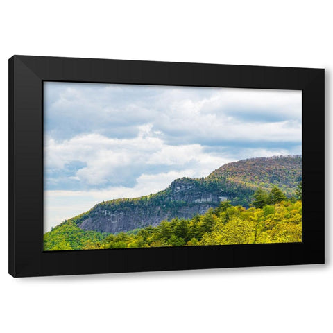 Ridge Black Modern Wood Framed Art Print with Double Matting by Malone, Will