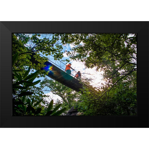 Rock City 2 Black Modern Wood Framed Art Print by Malone, Will