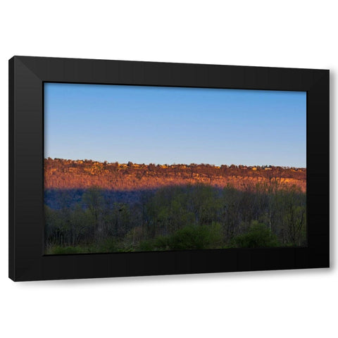 Sunset Lookout Valley Black Modern Wood Framed Art Print by Malone, Will