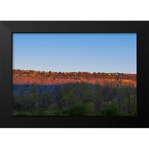 Sunset Lookout Valley Black Modern Wood Framed Art Print by Malone, Will